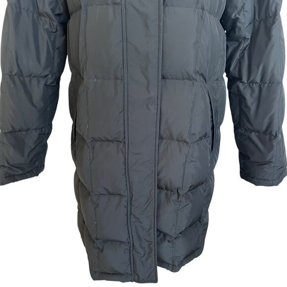 Eddie Bauer Premium Goose Down Coat Women's Size Large Black (No Hood) Puffer - Picture 3 of 11